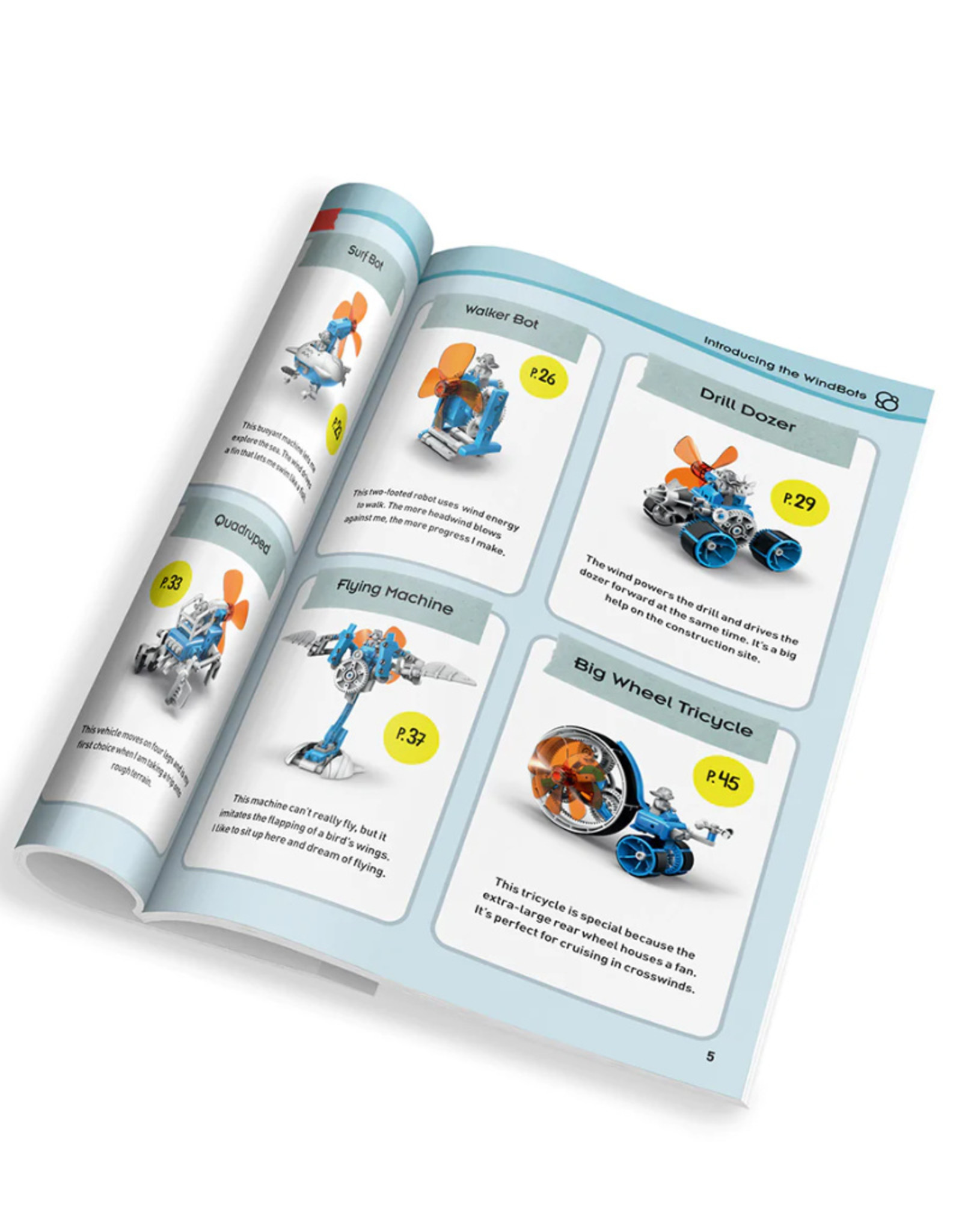 Thames & Kosmos WindBots 6-in-1 Wind Powered Machine Kit