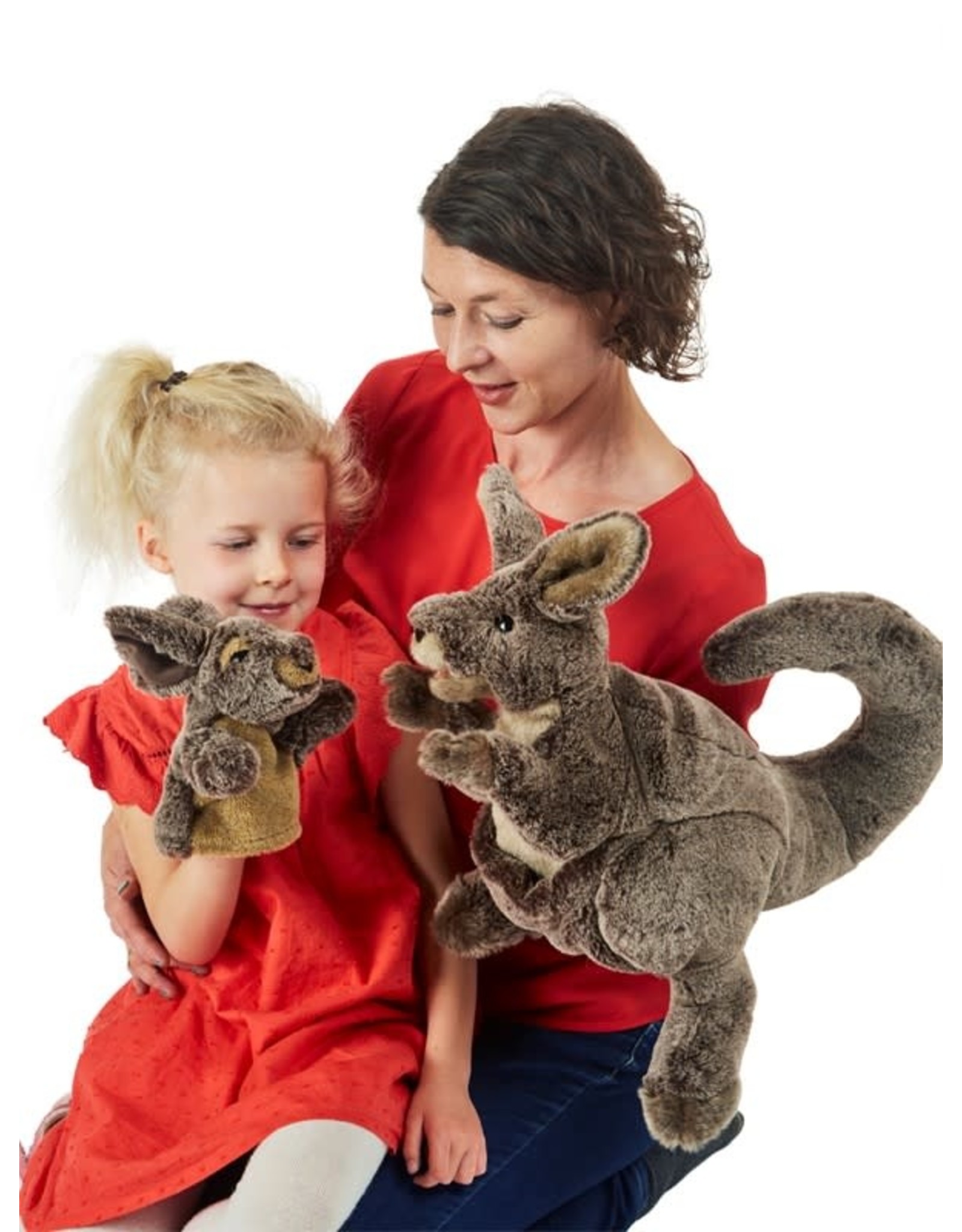 Kangaroo with Joey Puppet The Swag Sisters Toy Store