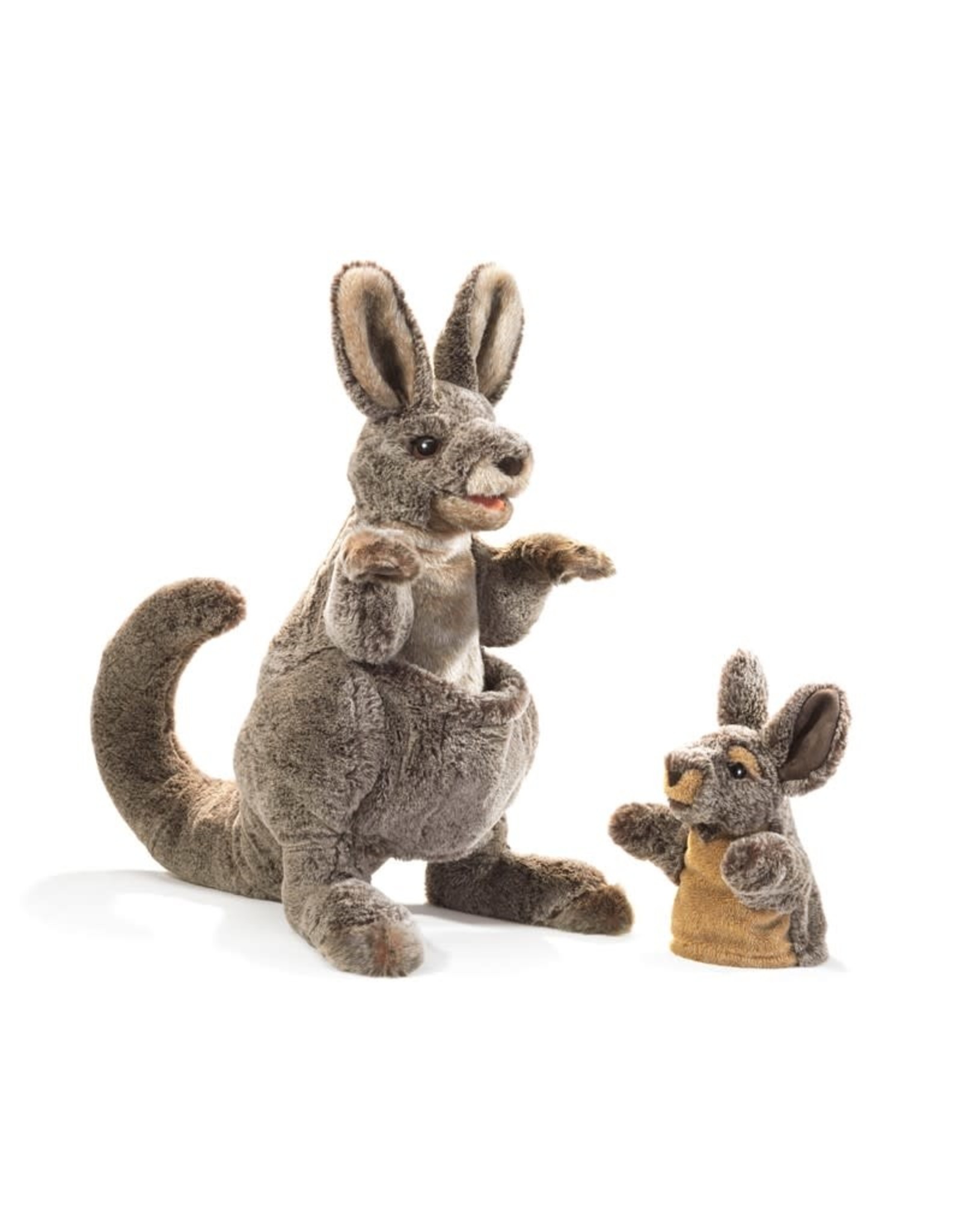 Folkmanis Puppets Kangaroo with Joey Puppet