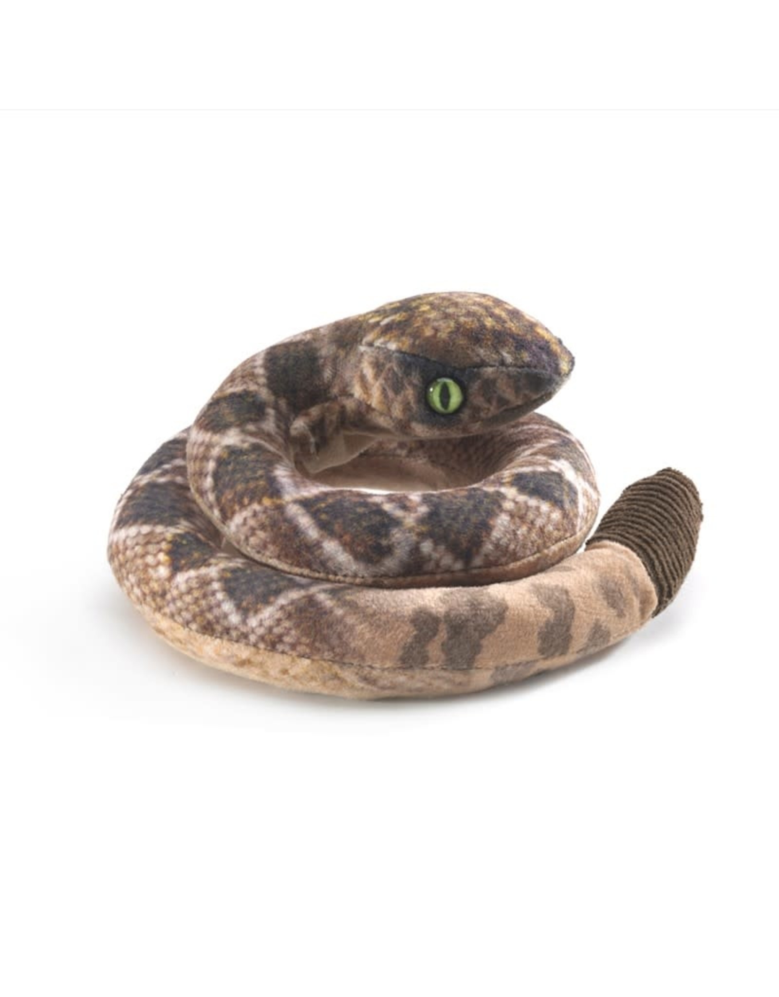 Folkmanis Puppets Mini Rattlesnake Puppet Finger Puppet