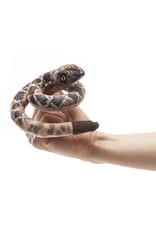 Folkmanis Puppets Mini Rattlesnake Puppet Finger Puppet