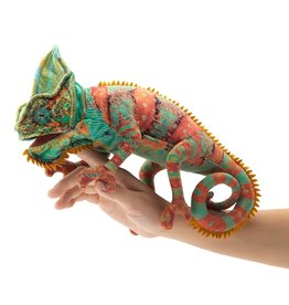 Folkmanis Puppets Small Chameleon Finger Puppet