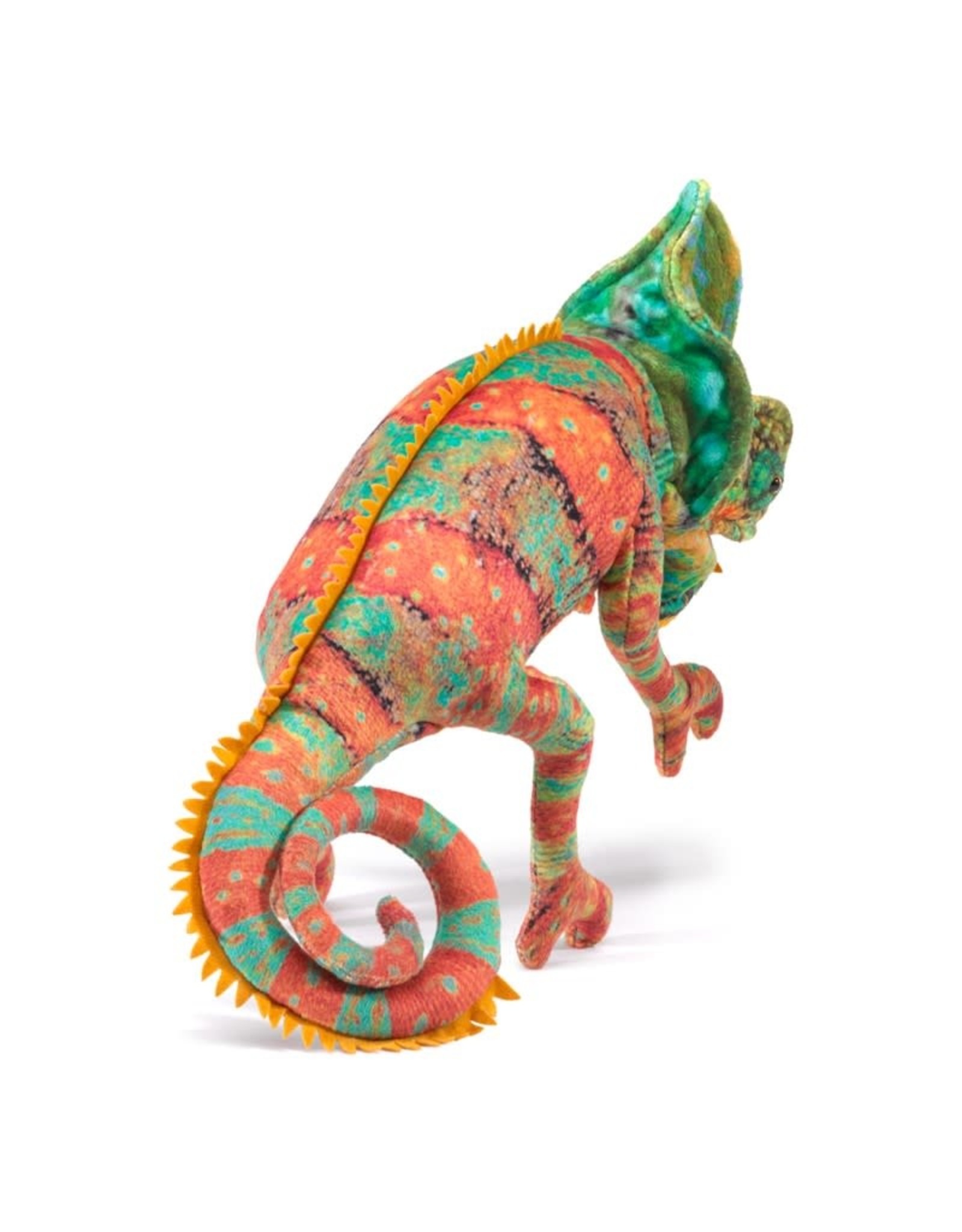 Folkmanis Puppets Small Chameleon Finger Puppet