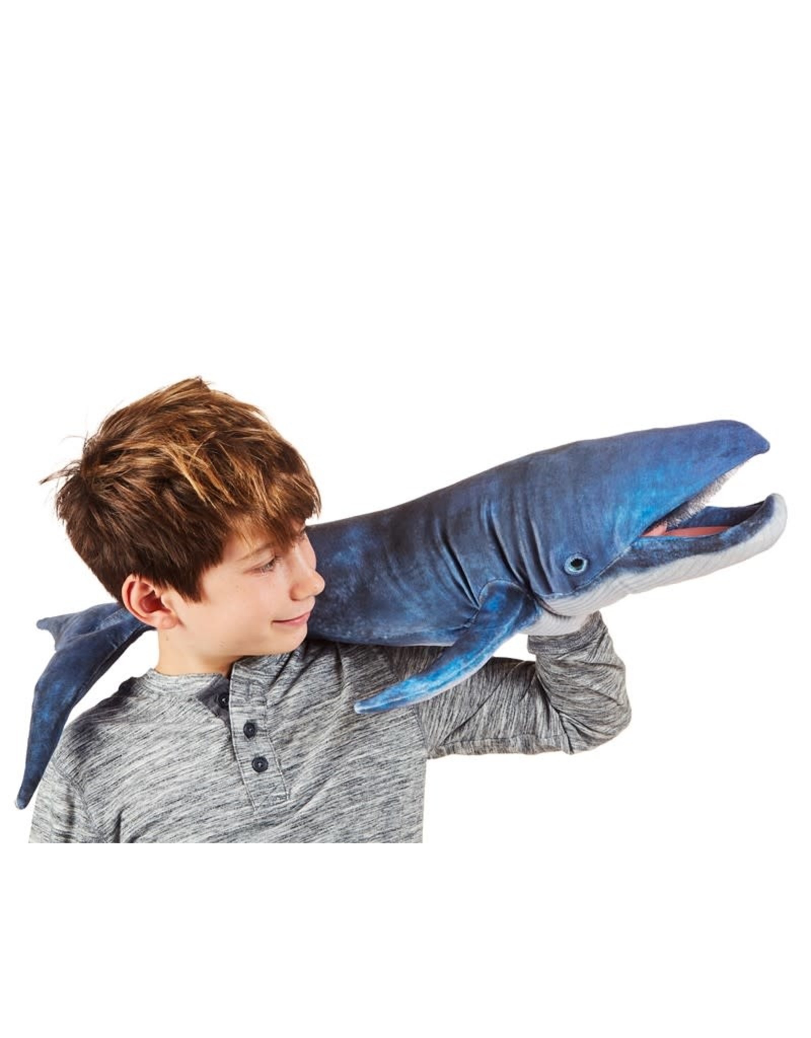 Folkmanis Puppets Blue Whale Puppet