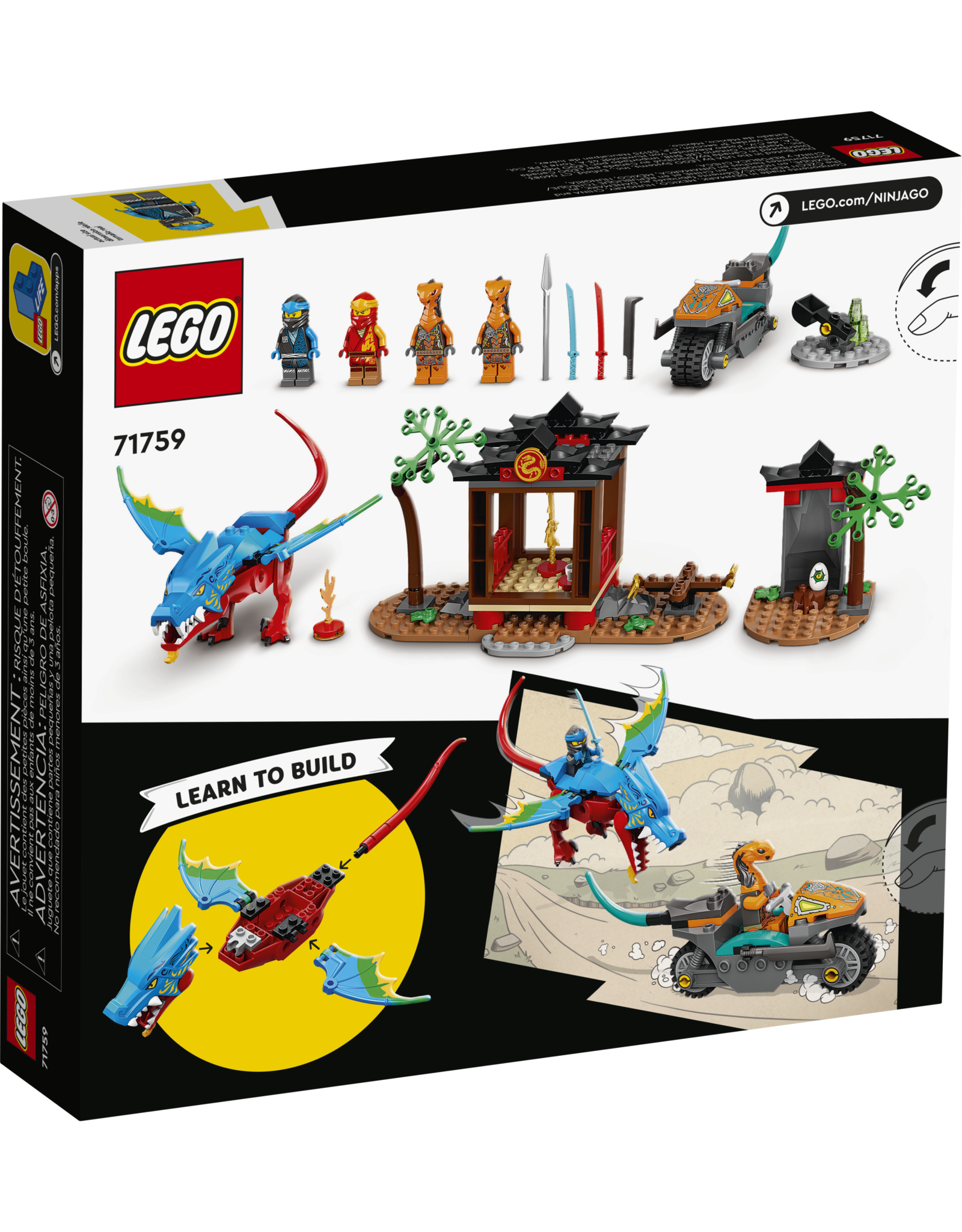 LEGO Ninjago Ninja Dragon Temple 71759