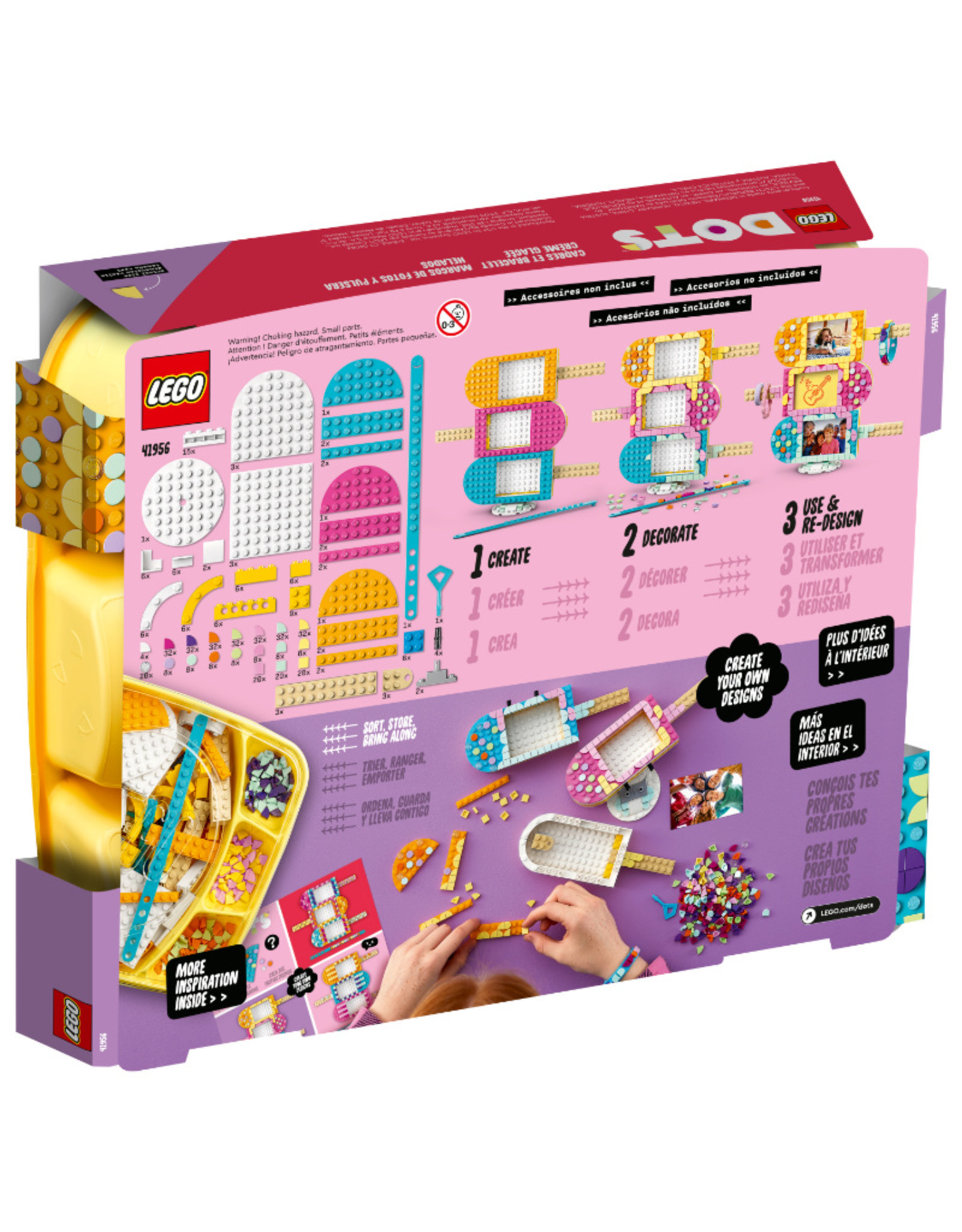 LEGO DOTS  Ice Cream Picture Frames & Bracelet 41956