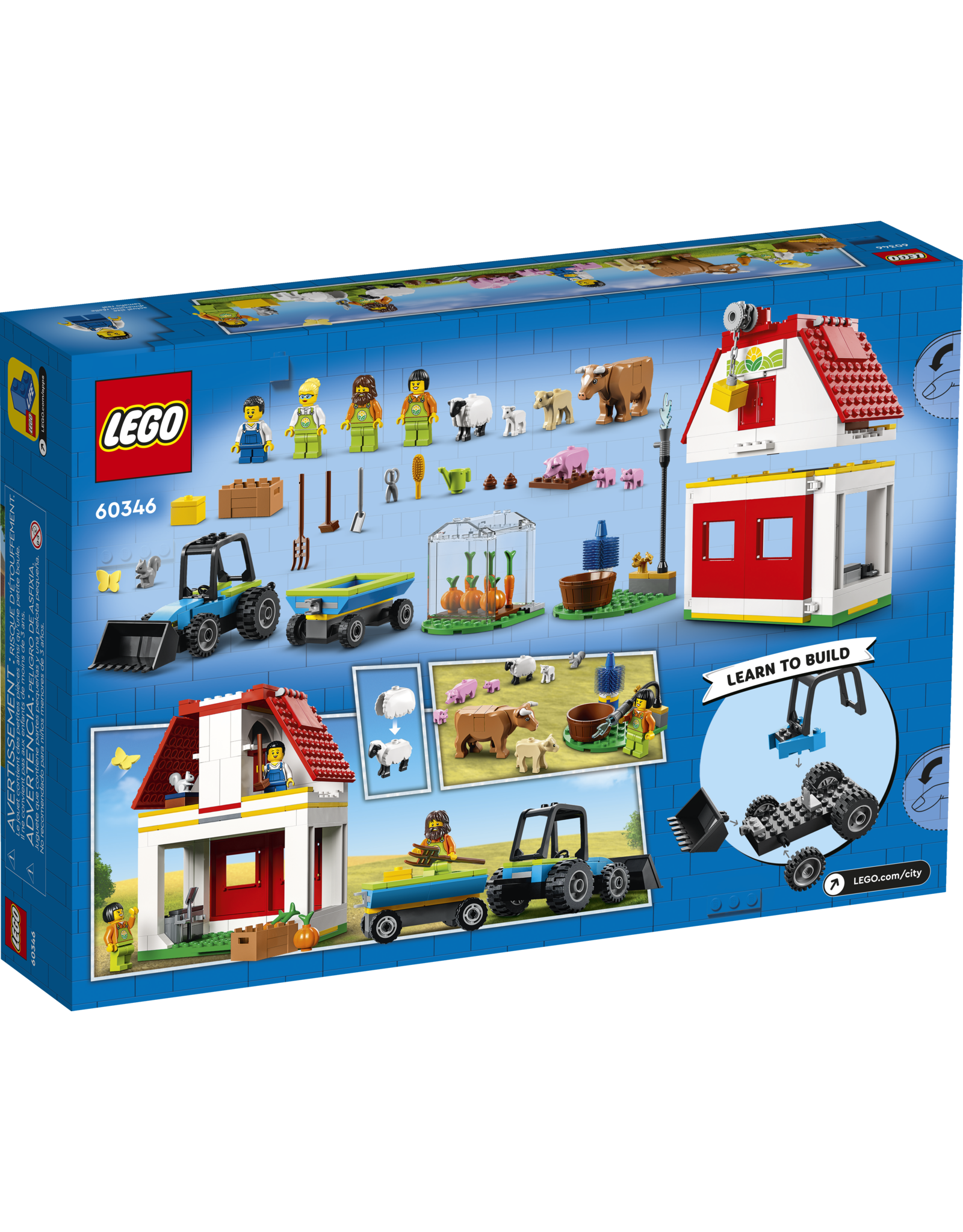 LEGO City Farm  Barn & Farm Animals 60346