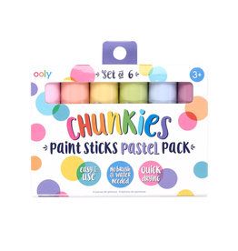 Ooly Chunkies Paint Sticks: Pastel - Set of 6