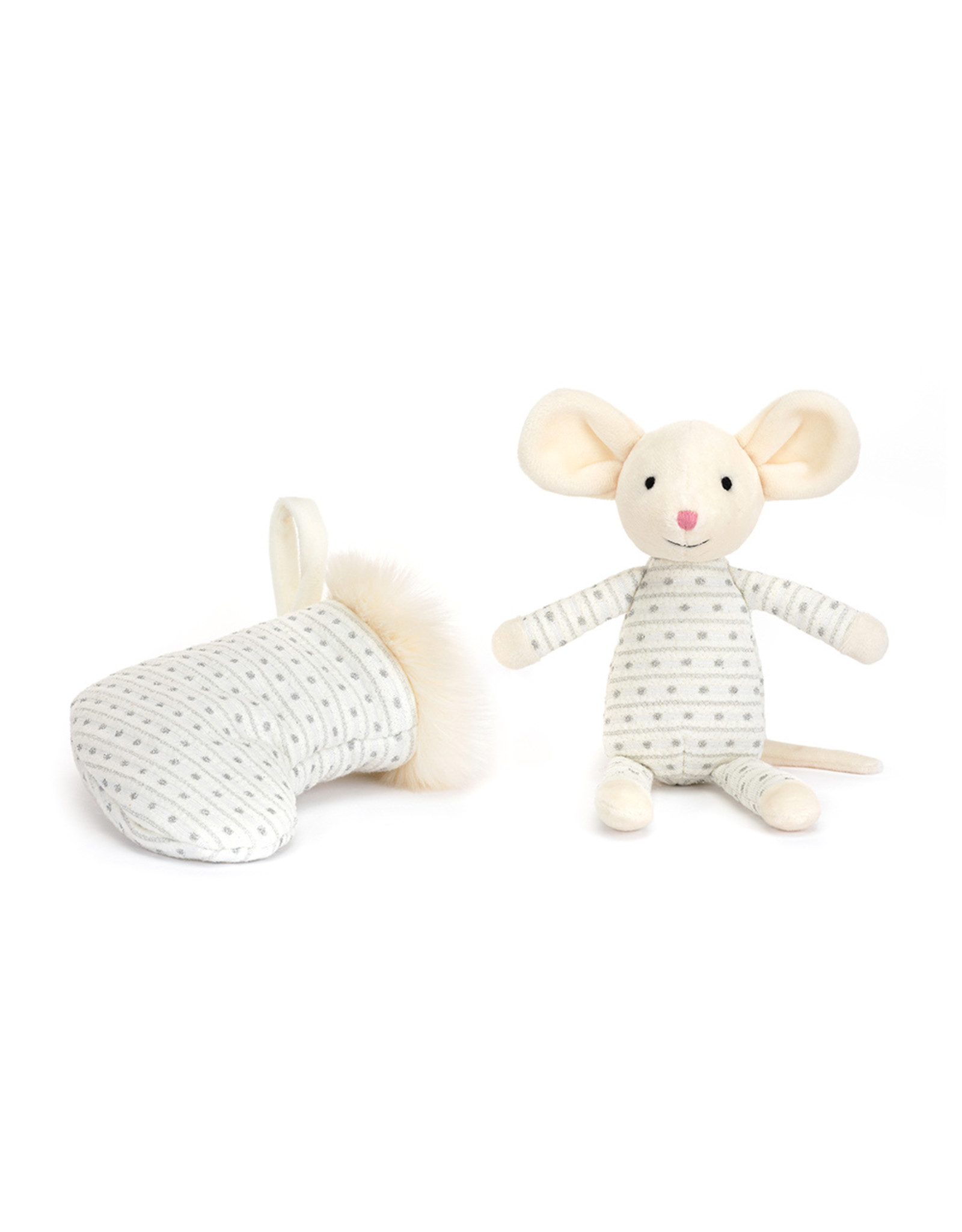 Jellycat Shimmer Stocking Mouse