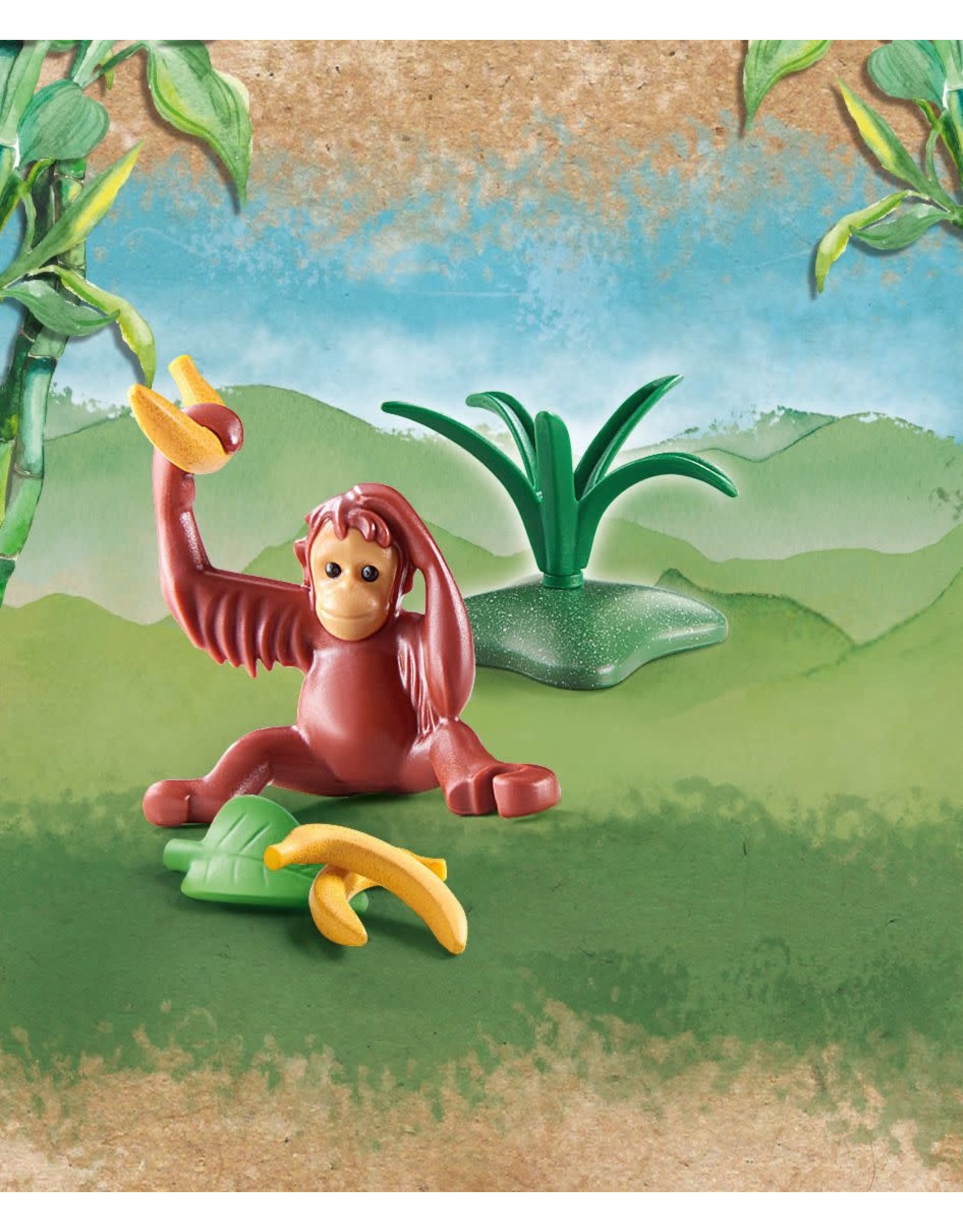 Playmobil Young Orangutan Wiltopia 71074