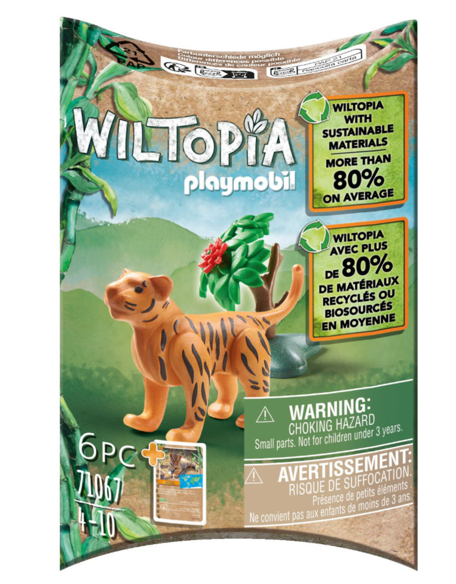 Wiltopia 71067 Young Tiger - The Swag Sisters Toy Store