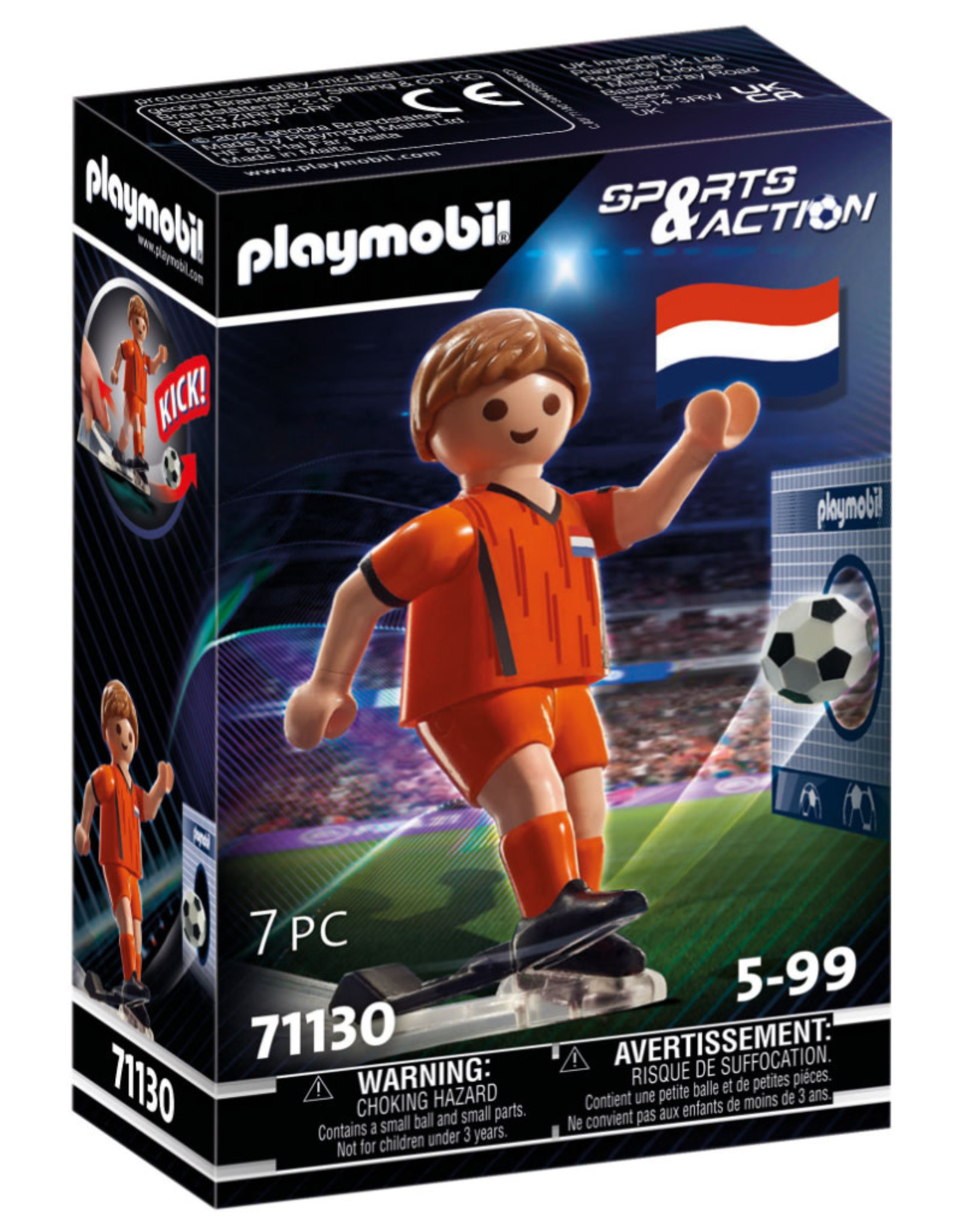 Playmobil Soccer Player - Netherlands Sports & Action 71130