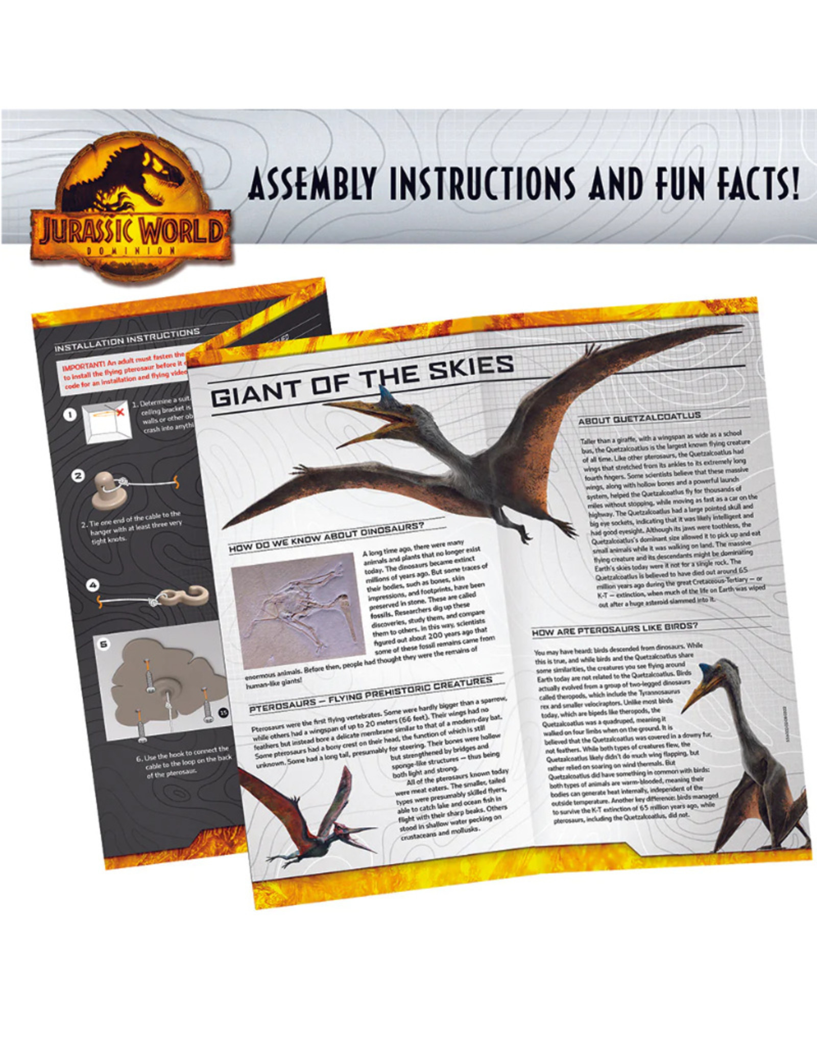 Thames & Kosmos Jurassic World: Dominion Flying Pterosaur - Quetzalcoatlus