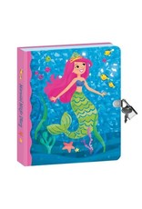 Peaceable Kingdom Mermaid Magic Lock & Key Diary