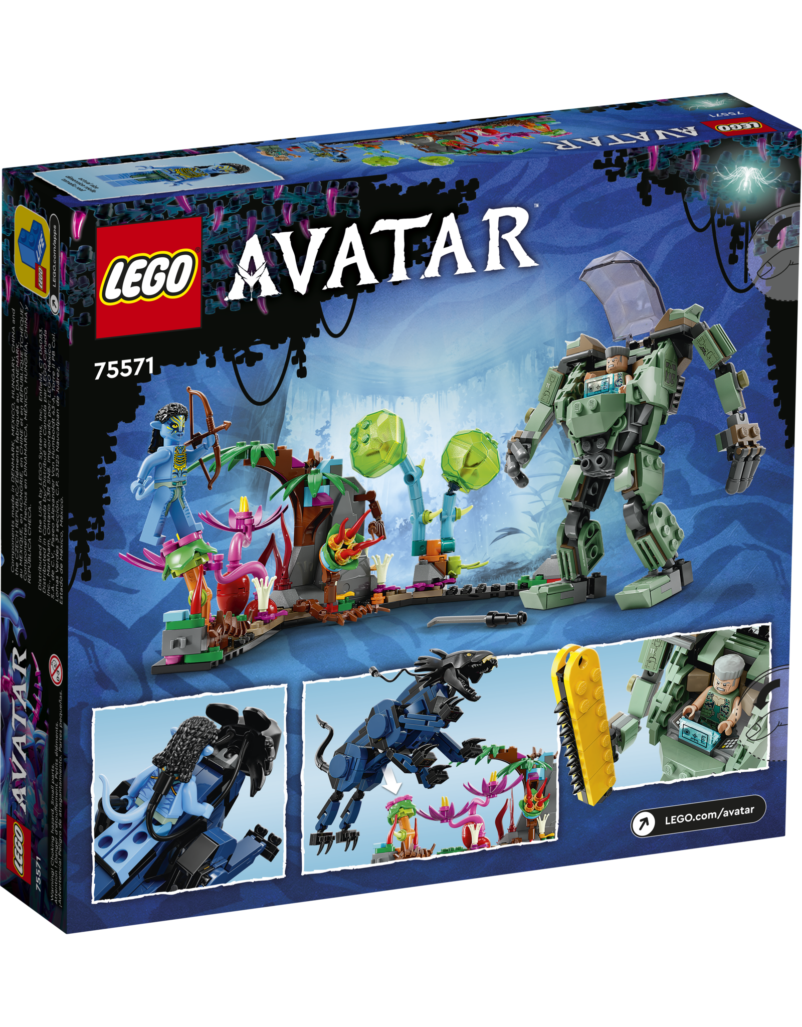LEGO Avatar 75571 Neytiri & Thanator vs. AMP Suit Quaritch