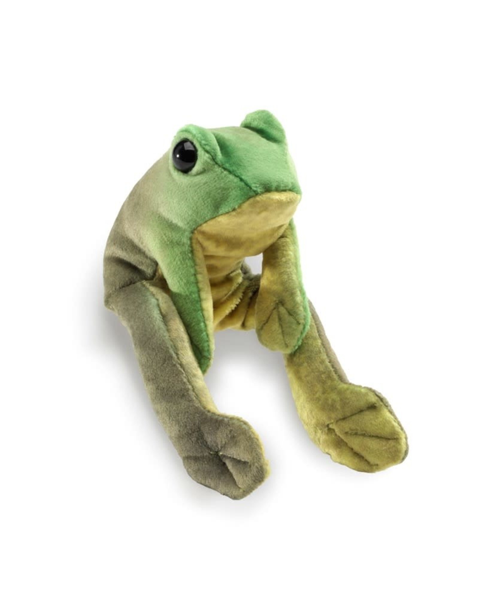 Folkmanis Puppets Mini Sitting Frog Finger Puppet