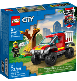 LEGO City Fire 60393 4x4 Fire Truck Rescue