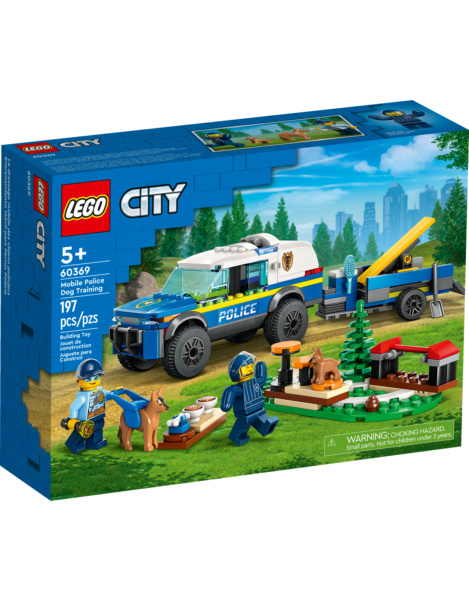 LEGO City Police 60369 Mobile Police Dog Training
