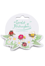 Great Pretenders Ladybug Garden Ring Set 3pcs