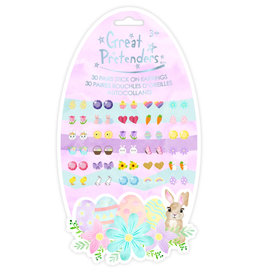 Great Pretenders Easter Bunny Sticker Earrings - 30 Pairs