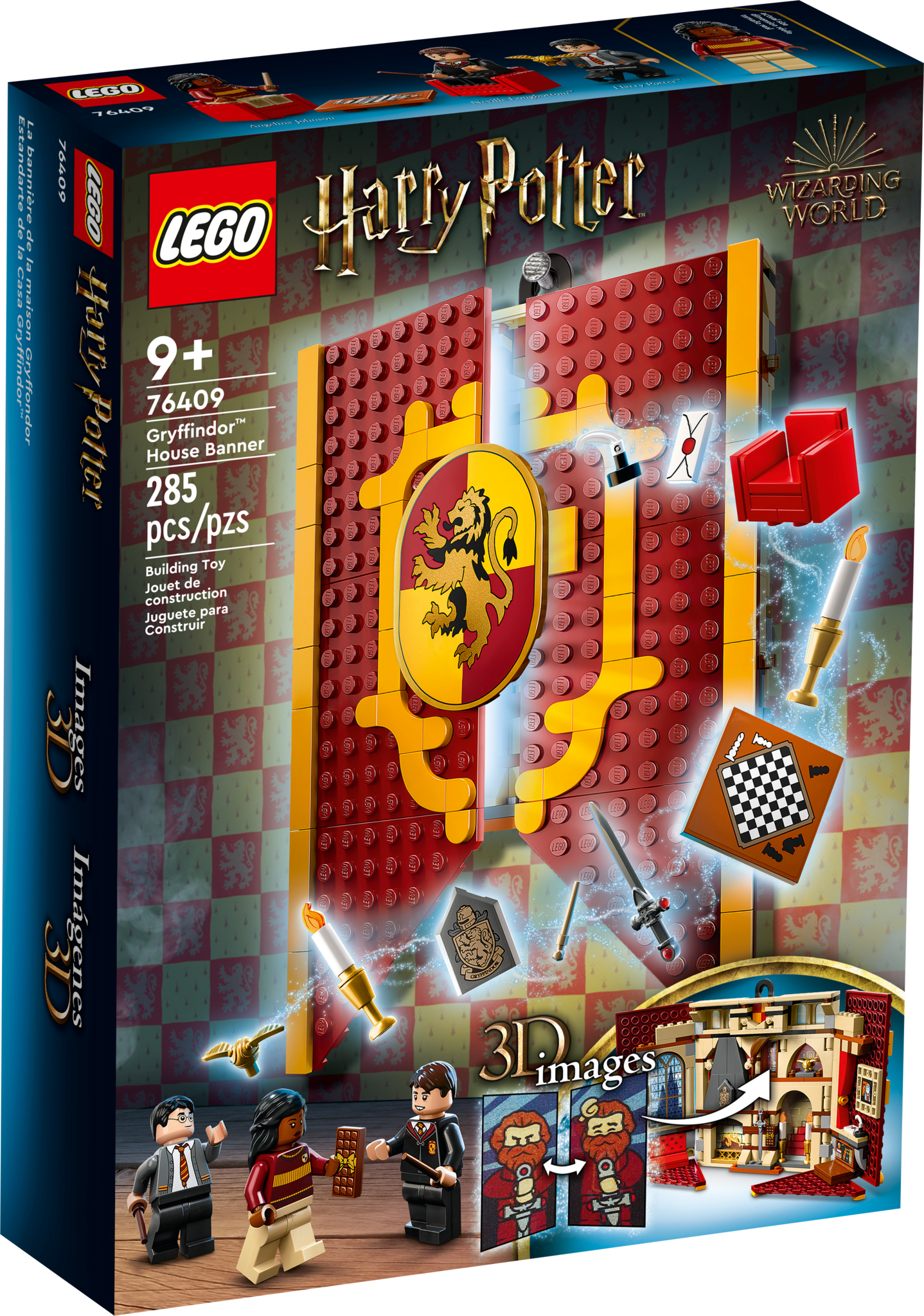 Puzzle 3D effect: Harry Potter: Gryffindor, 300 pieces