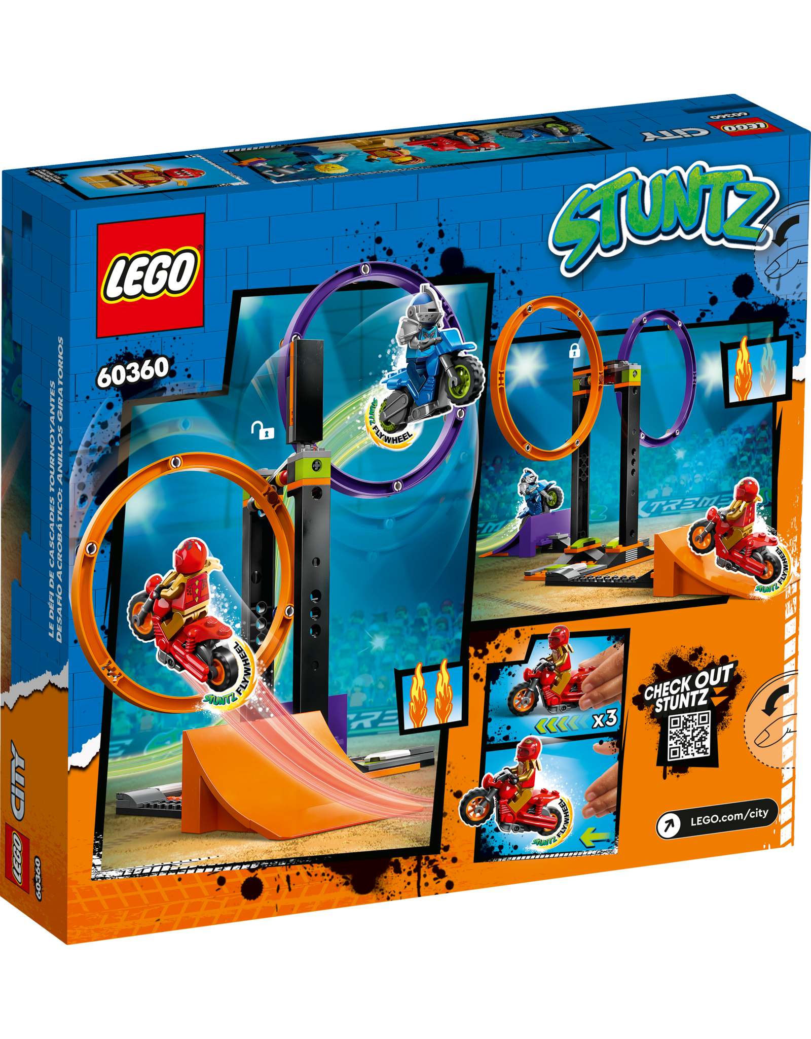 LEGO City Stuntz 60360 Spinning Stunt Challenge