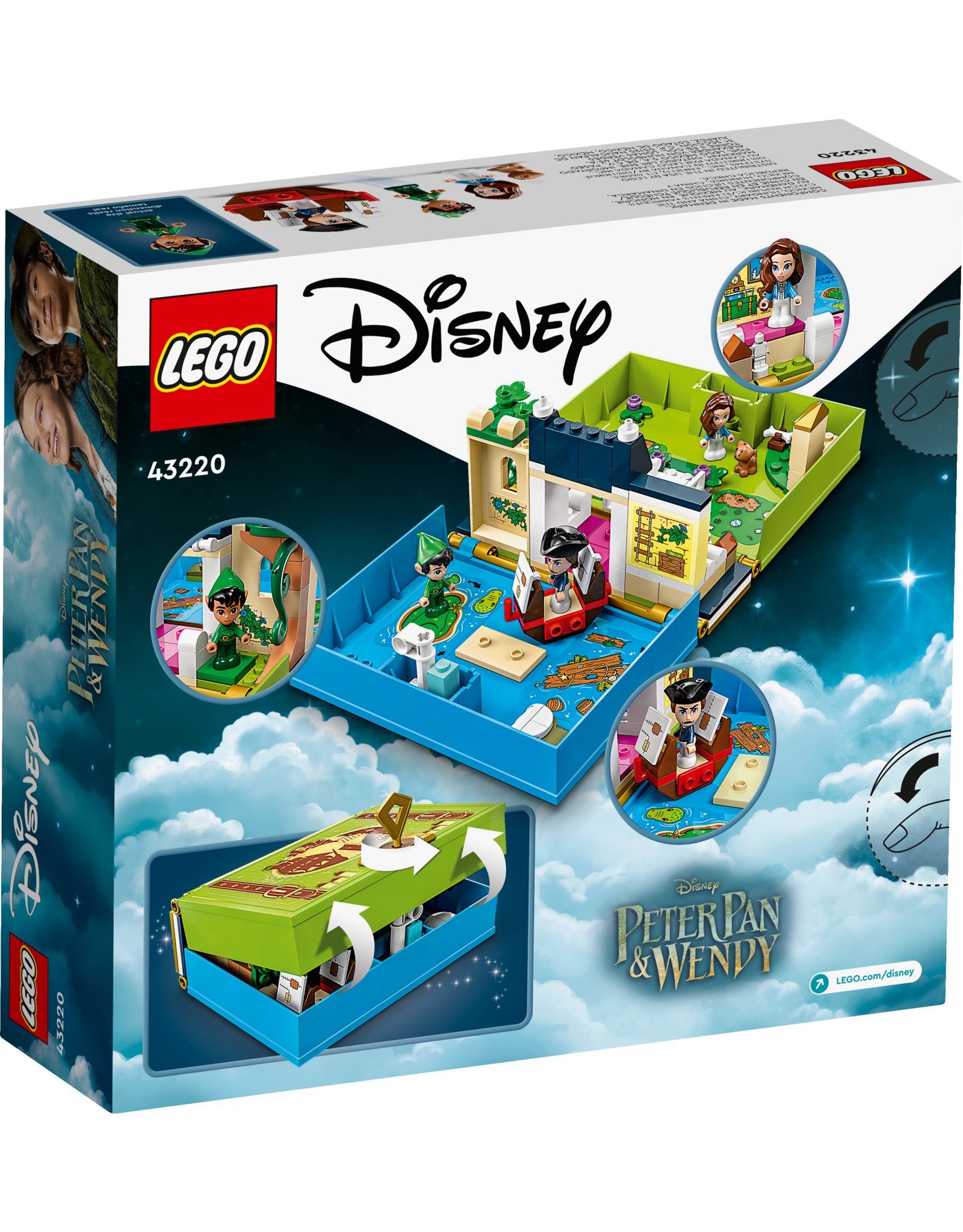 LEGO Disney Classic 43220 Peter Pan & Wendy's Storybook Adventure