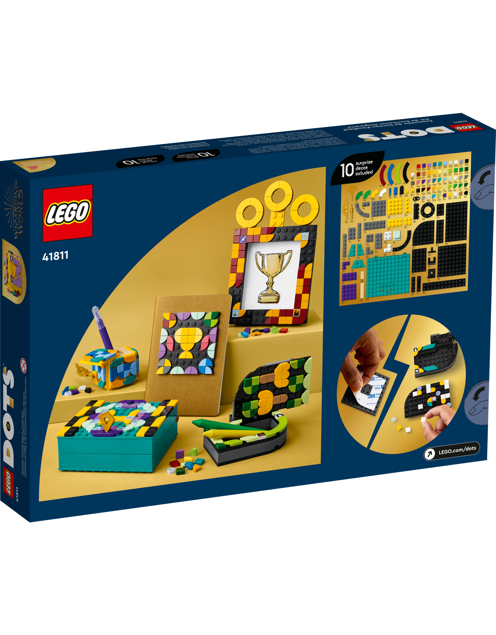 LEGO DOTS 41811 Hogwarts Desktop Kit