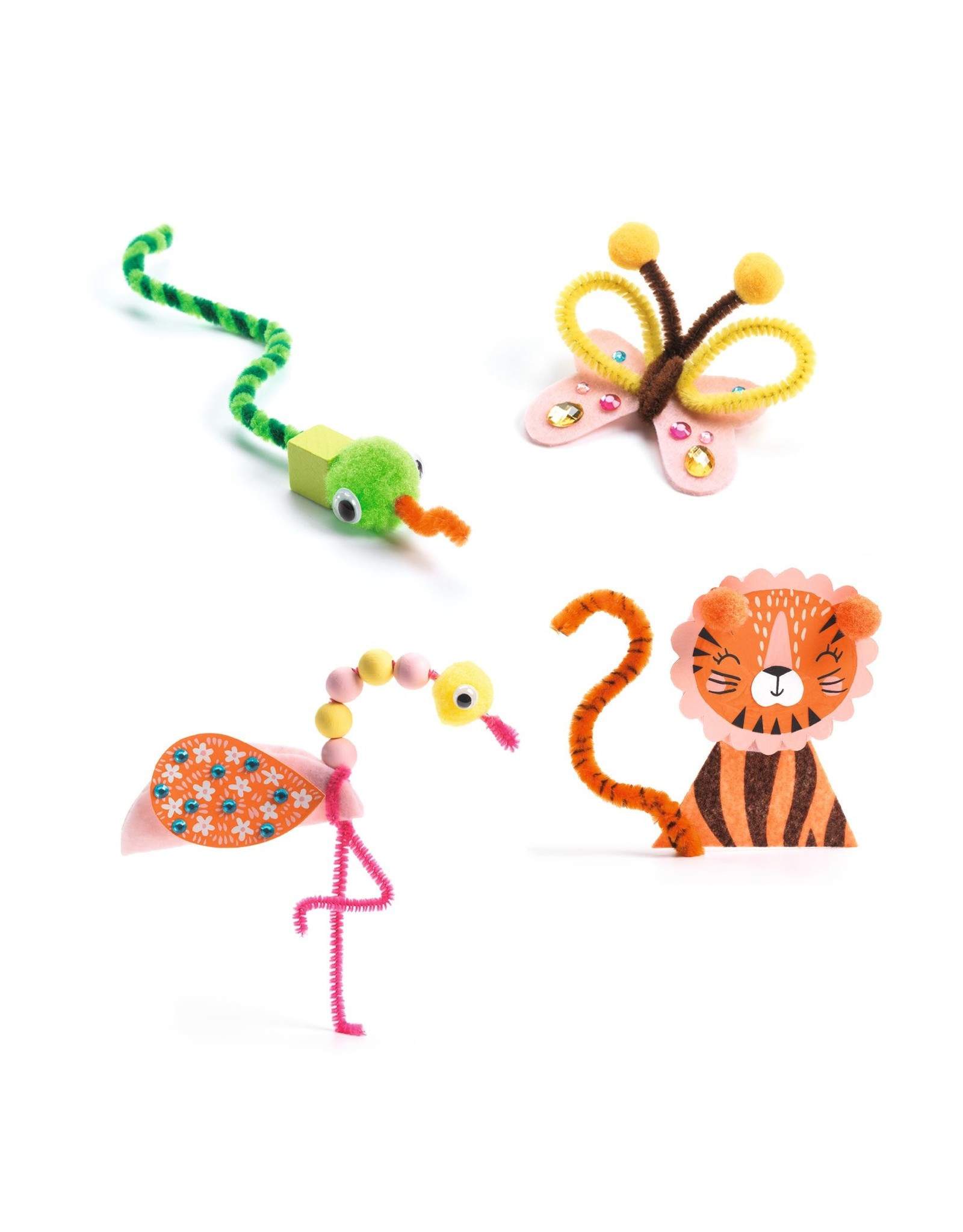 Djeco Jungle Animal Creation Box Colours For The Little Ones