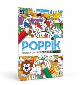 Poppik Colouring Poster Animals