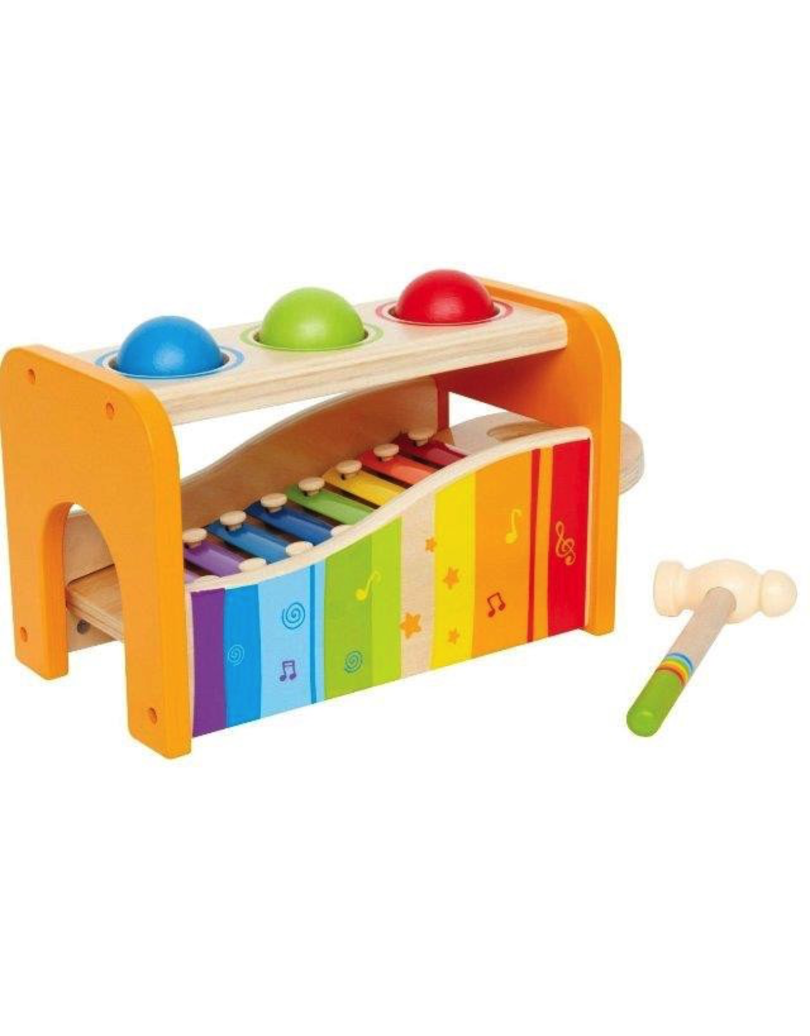 Hape Pound & Tap Bench With Slide Out Xylophone