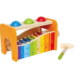 Hape Pound & Tap Bench With Slide Out Xylophone