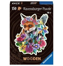 Ravensburger Colorful Fox 150 Pc Wood Shape Puzzle