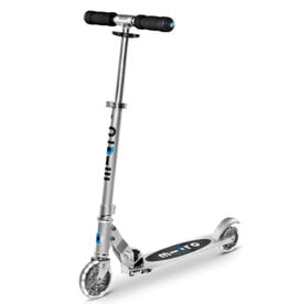 Micro Micro Sprite LED Scooter - Silver Matte