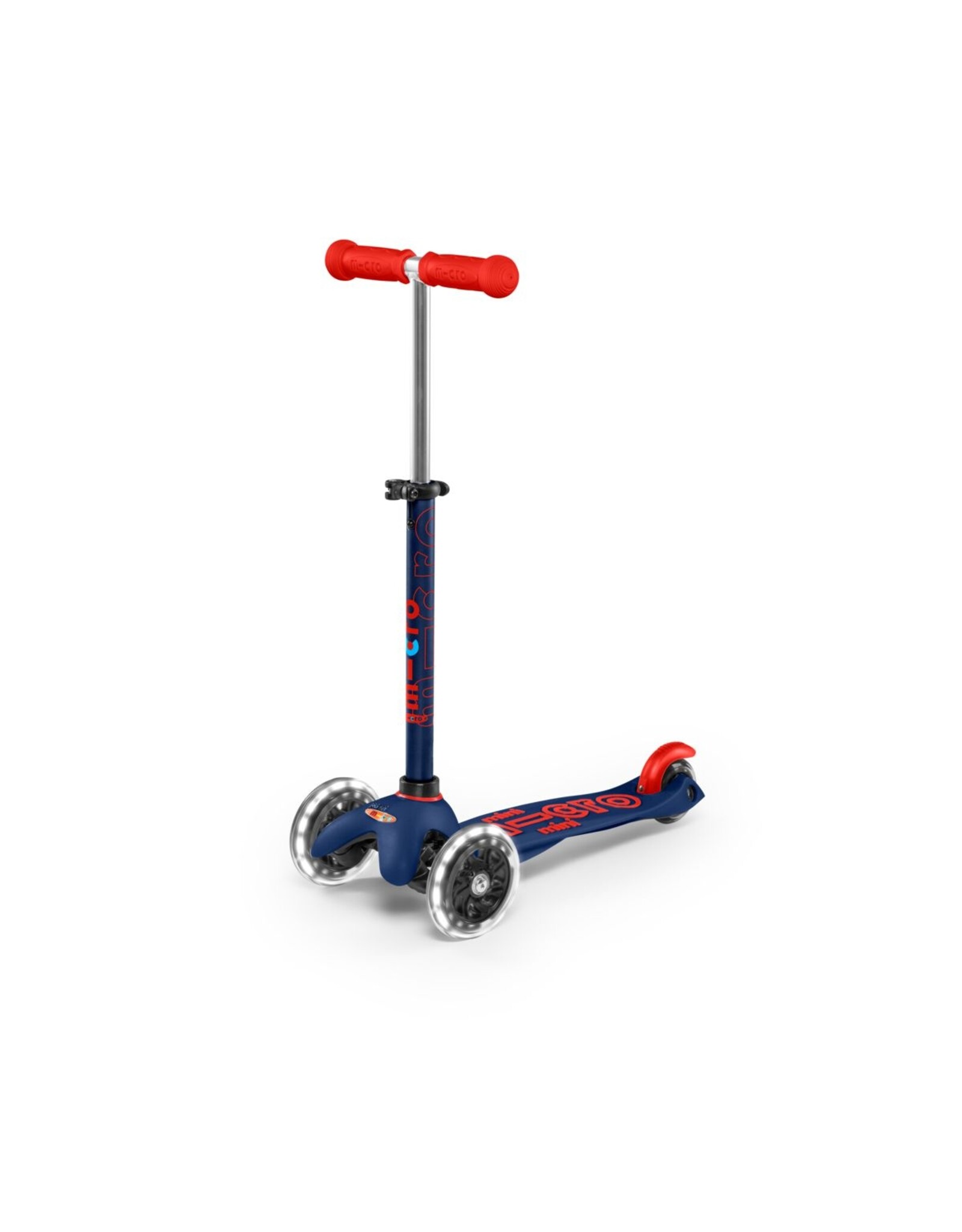 Micro Micro Mini Deluxe LED Scooter - Navy Blue