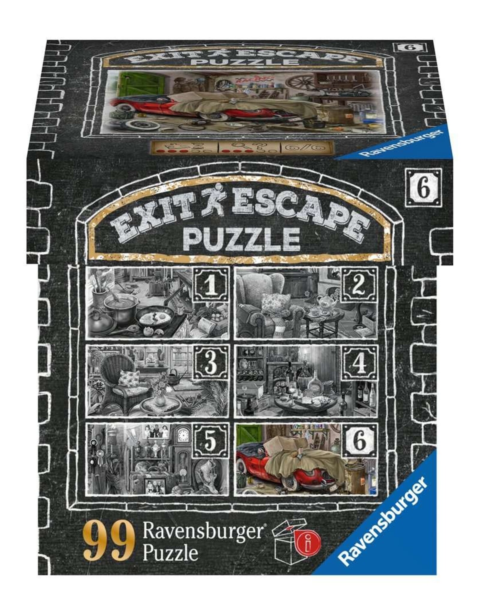 Ravensburger Escape Jigsaw Puzzle #6 - The Garage 99 Pieces