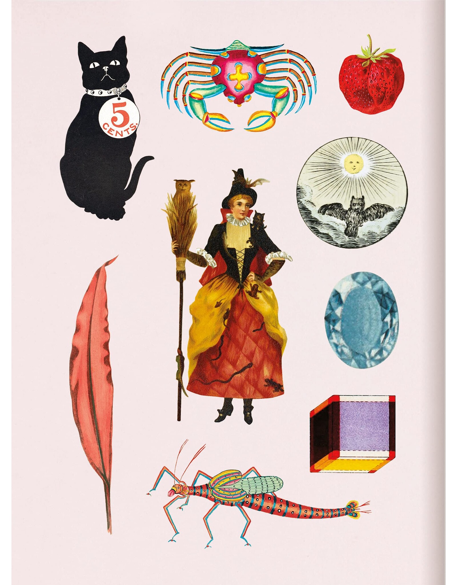 Odd Dot The Antiquarian Sticker Book: Bibliophilia