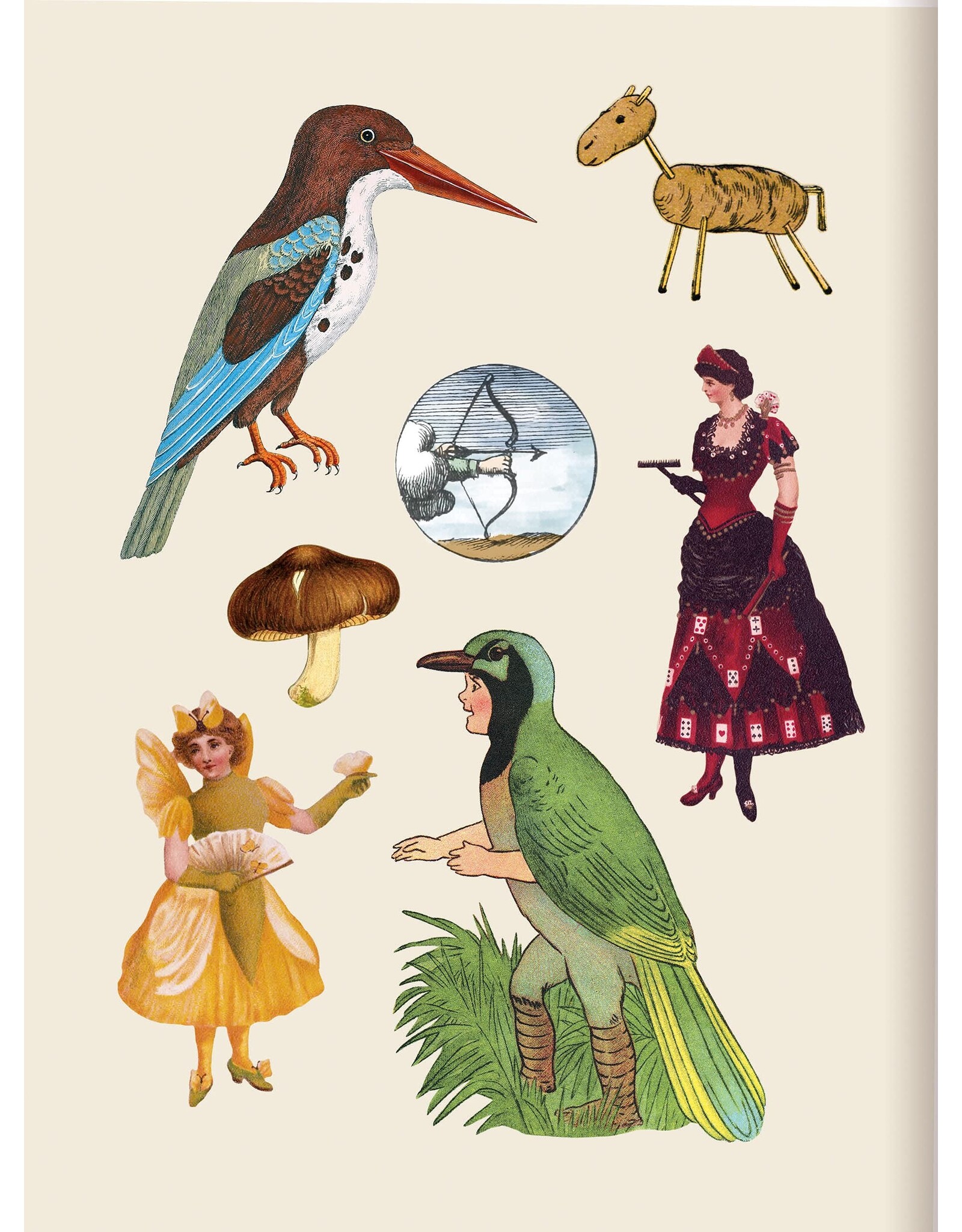 Odd Dot The Antiquarian Sticker Book: Bibliophilia