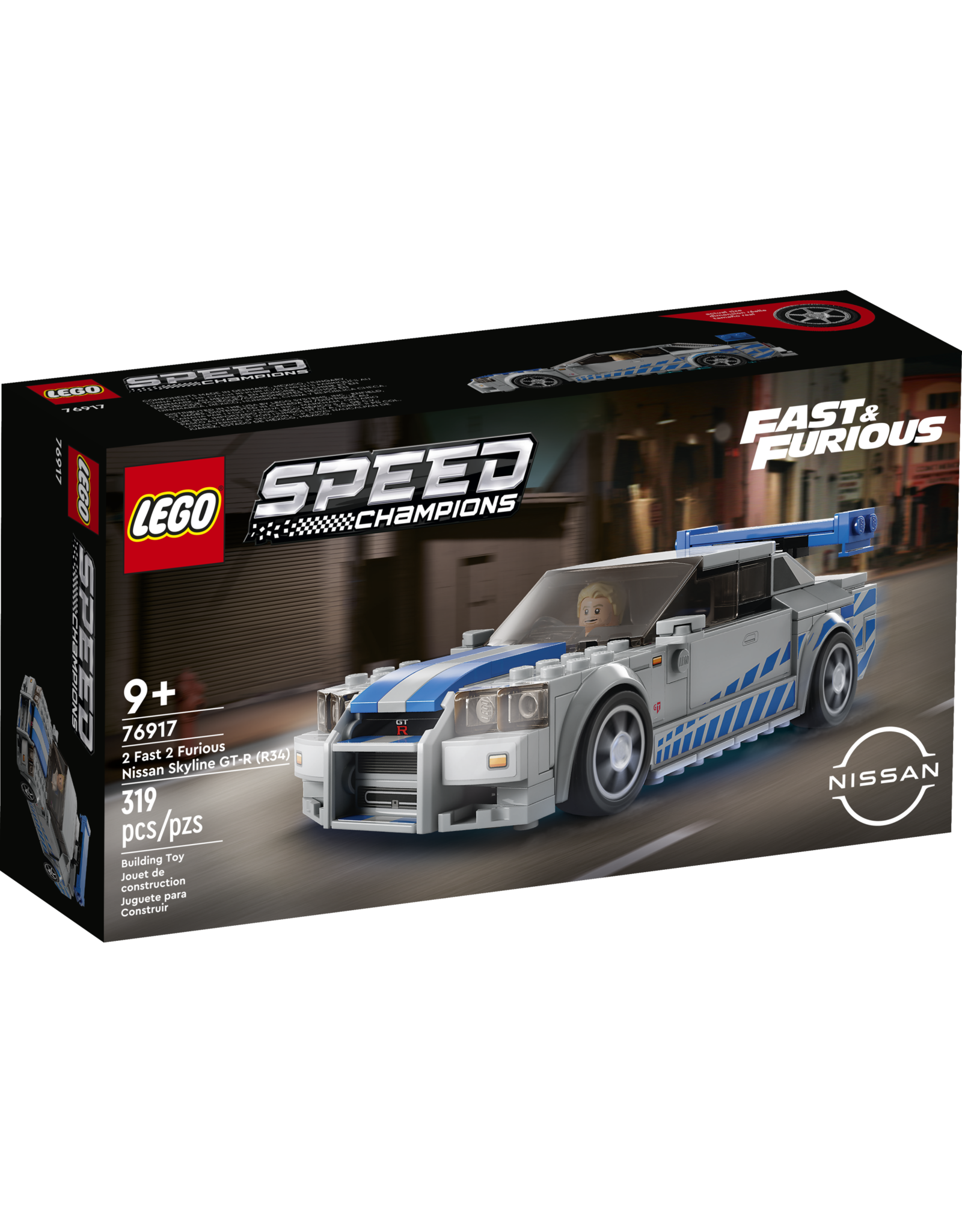 LEGO Speed Champions 76917 2 Fast 2 Furious Nissan Skyline