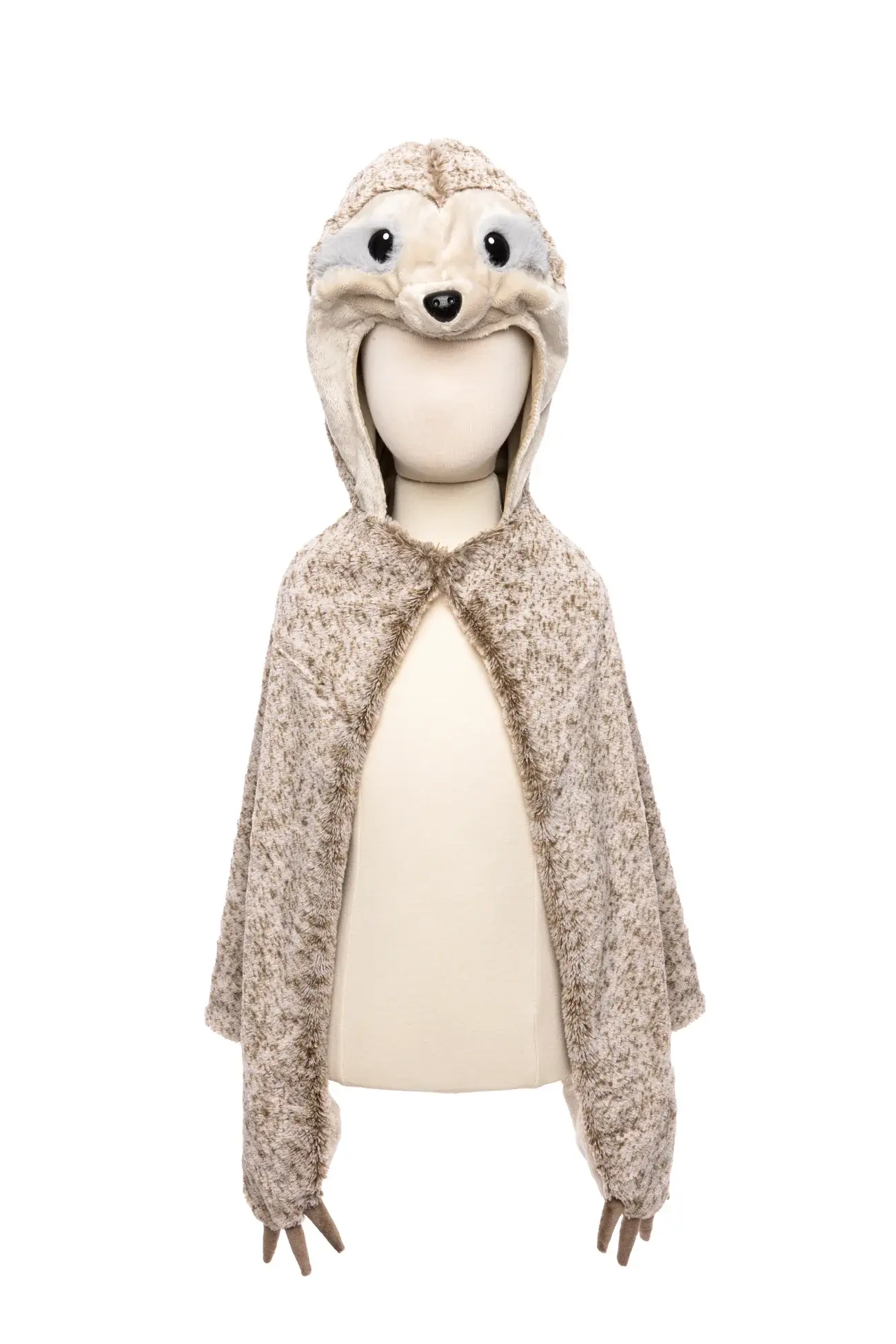 Cute Cuddly Sloth Cape Size 4 6
