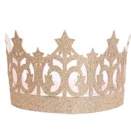 Great Pretenders Gold Glitter Crown