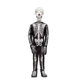 Great Pretenders Glow In The Dark Skeleton Shirt Pants Mask Size 3-4