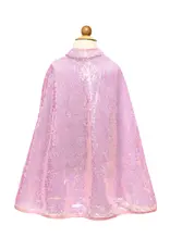 Great Pretenders Pink Sequins Cape Size 7-8