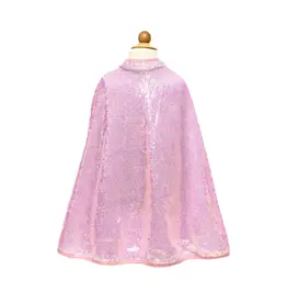 Great Pretenders Pink Sequins Cape Size 7-8