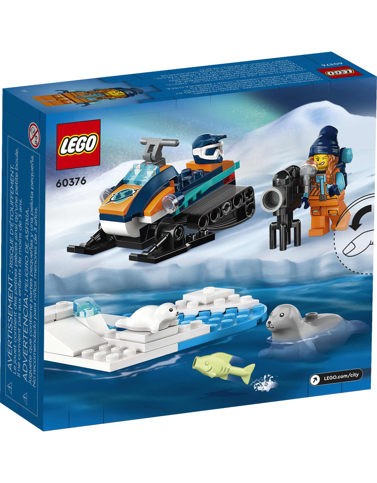 LEGO City 60376 Arctic Explorer Snowmobile