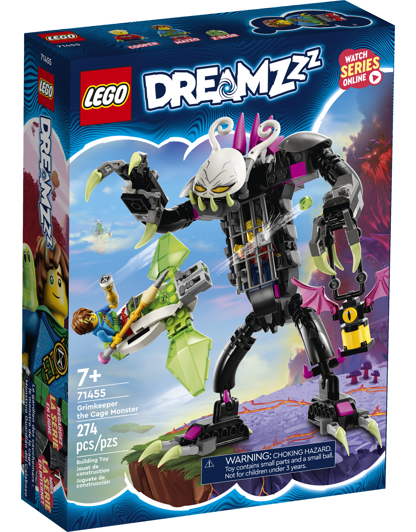 LEGO Dreamzzz 71455 Grimkeeper the Cage Monster