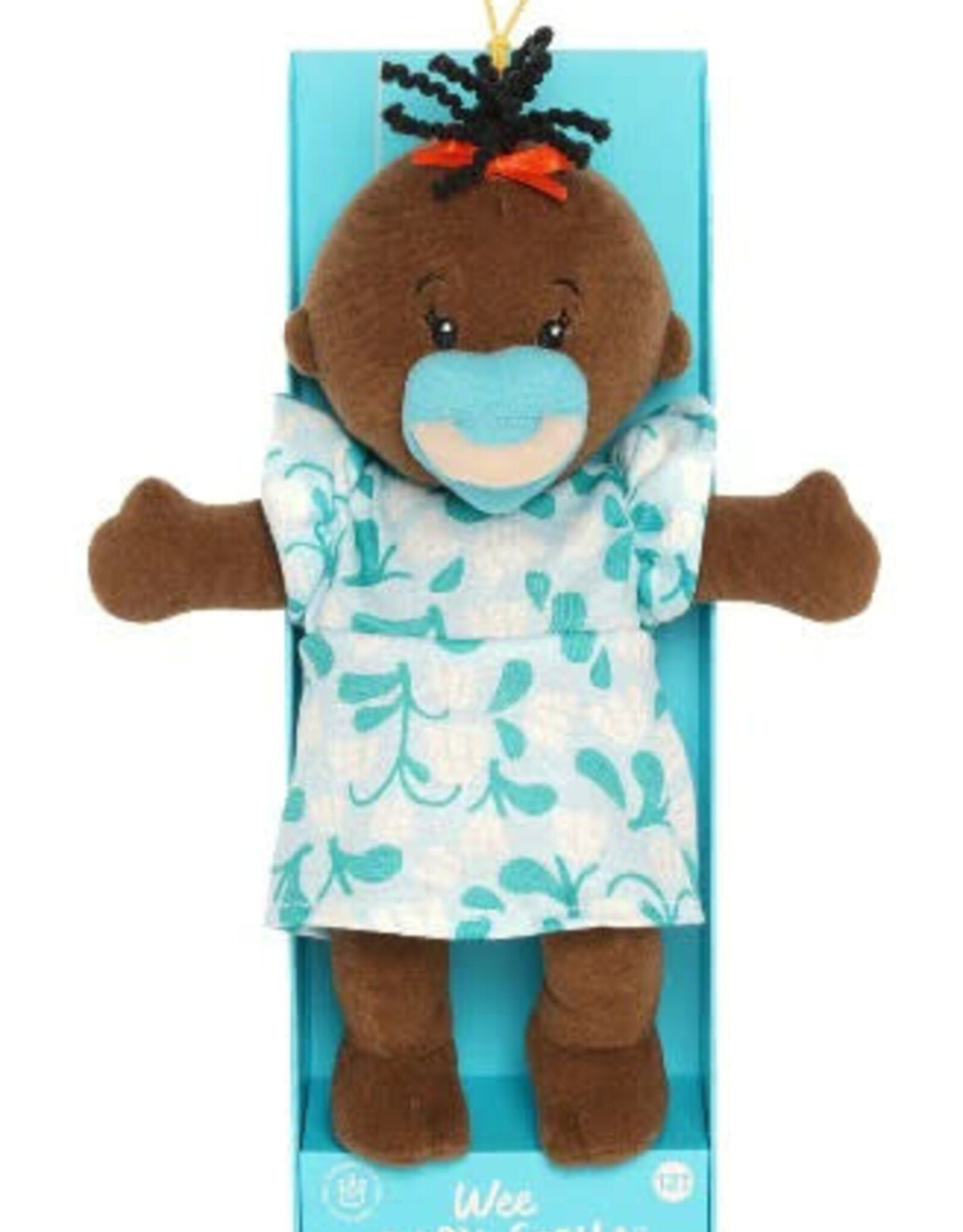 Manhattan Toy Wee Baby Stella Doll Brown with Black Wavy Tuft