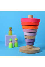 Grimm's Neon Pink Conical Stacking Tower