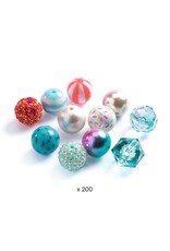 Djeco Bubble Beads Silver