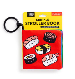 Mudpuppy Foodie Baby Crinkle Fabric Stroller Book